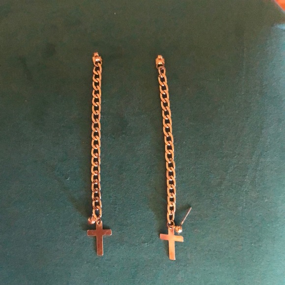 Cross earrings bought from ASOS. Very limited design, for the interested buyer. - Picture 1 of 1